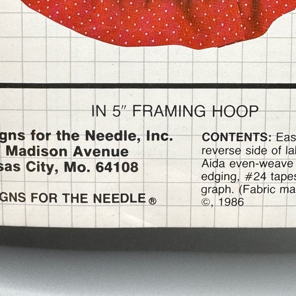 🧵 Vintage 1986 DMC Cross Stitch Kit Story Time #3025 NIP Sealed w/ Hoop - Picture 6 of 9